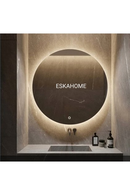 Led Işıklı Ayna /dokunmatik Ayna / Banyo Aynası / Makyaj Aynası/ledli Banyo Aynası/60cm Gün Işığı