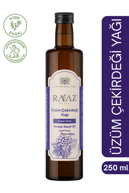 Üzüm Çekirdeği Yağı 250 ml %100 Saf, Doğal Ve Soğuk Sıkım