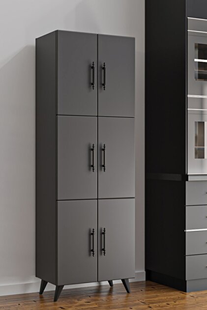 Aeka AE-3010 Nehir Antrasit Gri Çok Amaçlı Mutfak Dolabı&Banyo