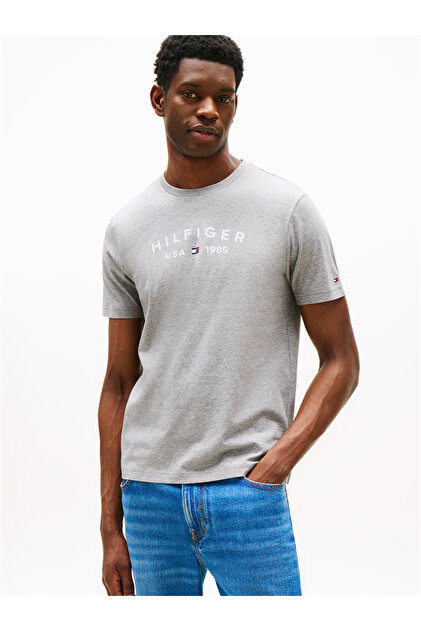 Tommy Hilfiger Erkek Koyu Gri T-Shirt MW0MW39356 P91 - Fiyatı