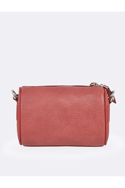 Jimmy Key Turuncu Dikiş Detaylı Deri Görünümlü Askılı Çanta