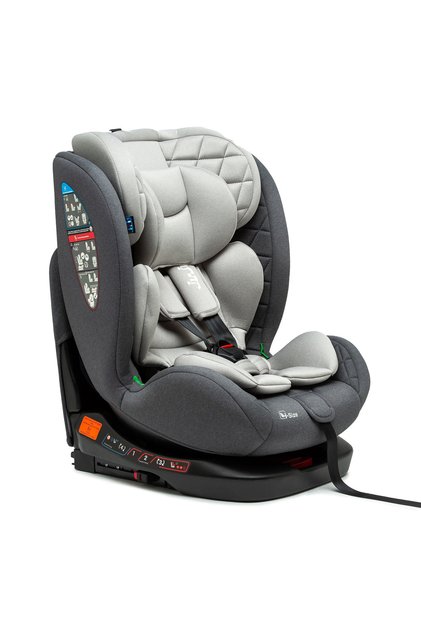 Scaun Auto pentru bebelusi si copii Total 360 i-Size, 40-150 cm, 0-12 ani,ISOFIX, 360 grade,Gri