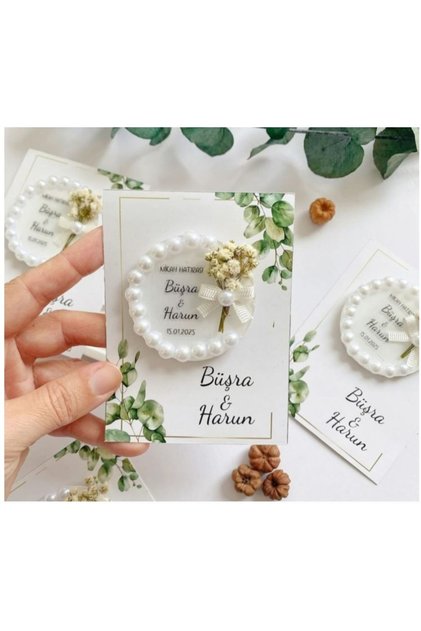 Nikah Şekeri, Söz Hediyelikleri, Nişan Hediyelikleri, Magnet, (10 ADET KARTLI JELATİN)