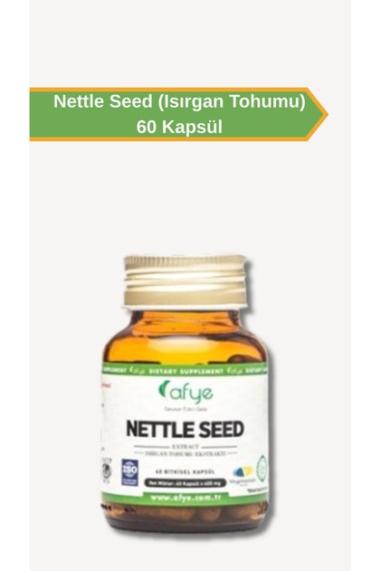 Nettle Seed Isırgan Tohumu Ekstraktı 60 Kapsül