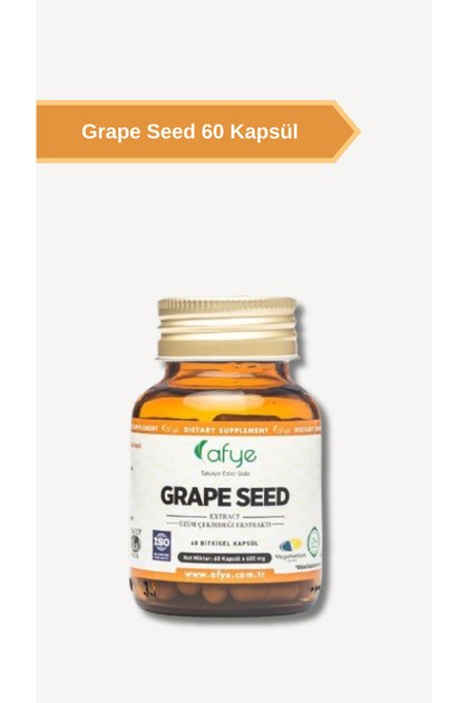 Grape Speed Üzüm Çekirdeği Ekstraktı 60 Kapsül