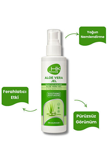 HK Remedy ALOE VERA JEL 250 ml - Fiyat, Yorumlar