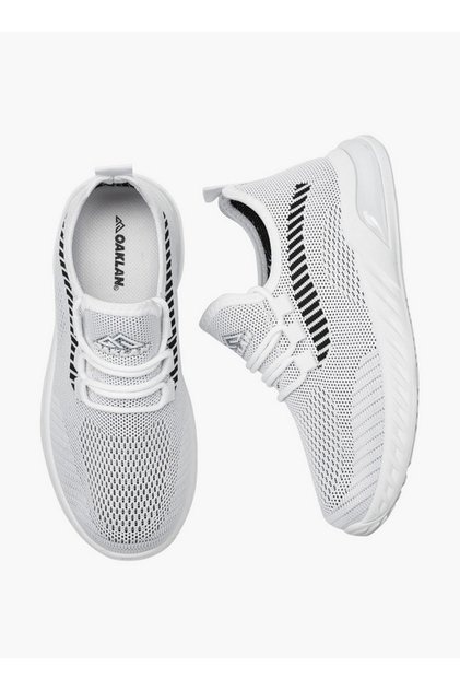 Textured Lace-Up Sports Shoes