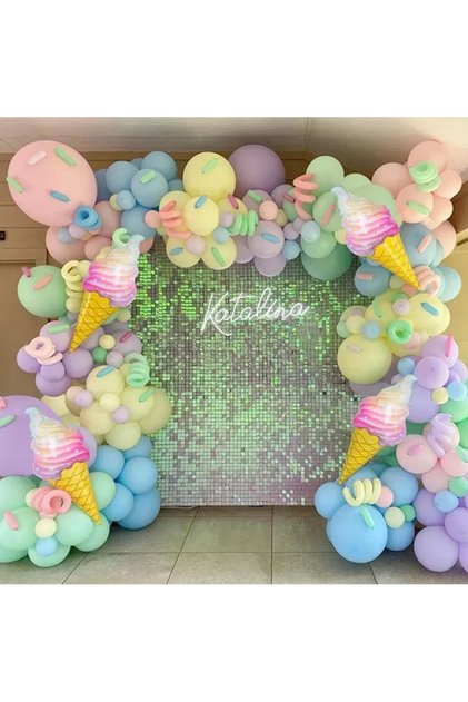 Arcada Baloane Macaron Multicolore 141 Piese ARC73