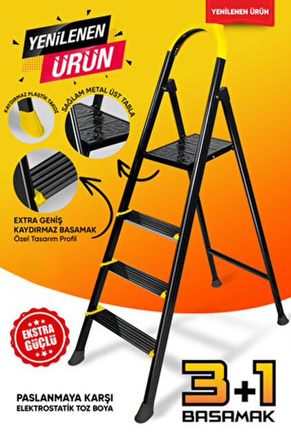 ZE Zigana Ev Gereçleri Hardy 5+1 Basamaklı Özel Tasarım Hafif