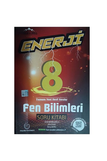 Palme Yayınları Enerji Serisi 8. Sınıf Fen Bilimleri Soru Kitabı