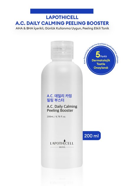 Peeling Effect Tonic with Aha Content Lapothicell A.C. Daily Calming Peeling Booster
