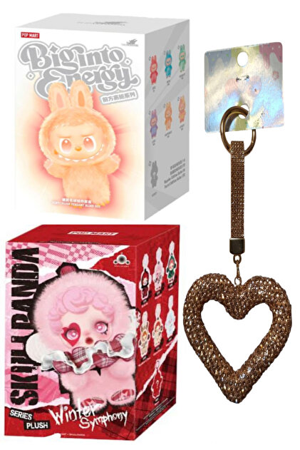 Pofika Skullpanda 1 Adet+Labubu Biginto Energy Serisi 1 Adet