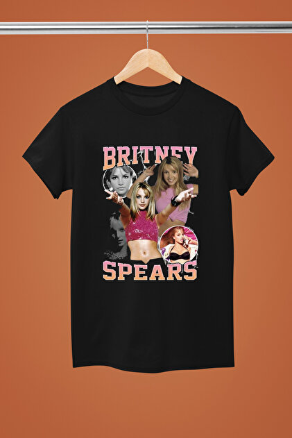 SVART WEAR Britney Spears - Retro Tasarımlı Unisex Oversize T
