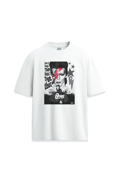 David Bowie Special Design Printed Unisex Relaxed T-Shirt