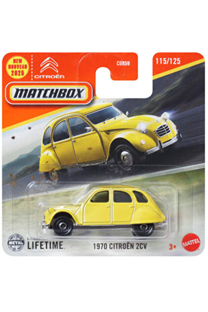 HOT WHEELS Matchbox 1970 Citroen 2CV Oyuncak Araba 1/64 Ölçek