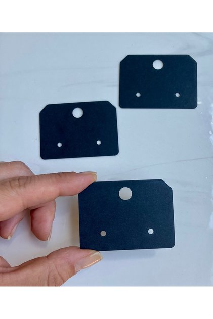 Earring Card Black Color 30's