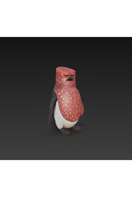 3d layer craft Salamino Pinguino Figür Tung Tung Tung Sahur