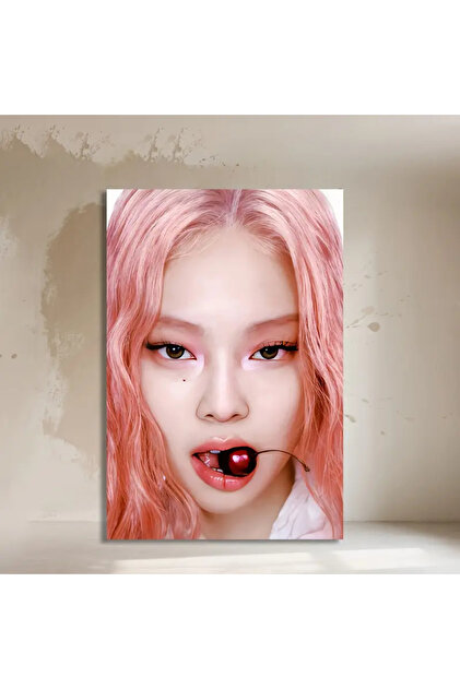 512 STORE Blackpink Jennie Cherry İkon Duvar Dekor Estetik K-Pop
