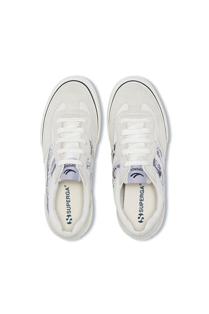 Superga 3041 REVOLLEY SNAKE Kadın Beyaz Sneaker S2132VW-ABE