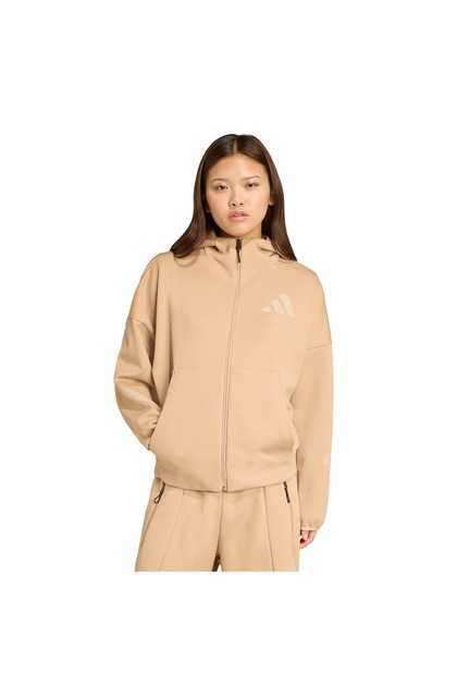 adidas W Z.N.E. FZ Kadın Kahverengi Sweatshirt JY5970 - Fiyatı