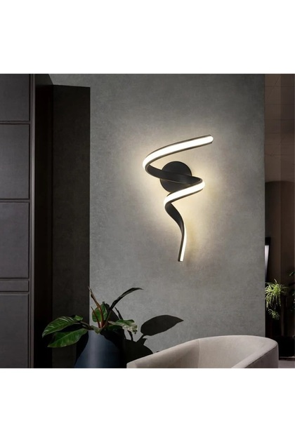 Twinkle Black Led Wall Sconce