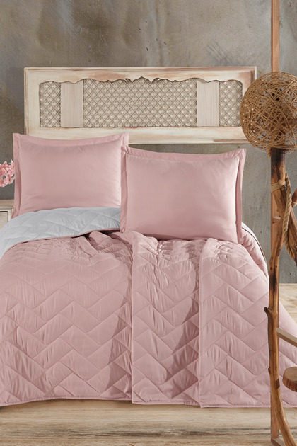 Microfiber Çift Kişilik Yatak Örtüsü Seti