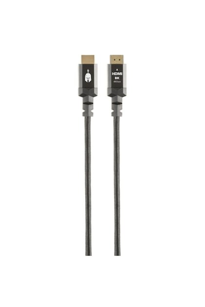 Cablu HDMI 2.1 (lungime de 1,5m - Aluminiu cu dopuri placate cu aur)