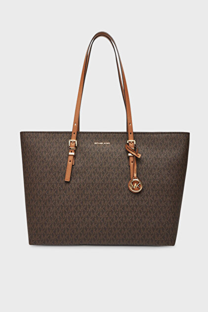 Michael Kors 4G Logo Baskılı Ayarlanabilir Tutma Saplı Büyük Tote