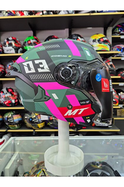 MT Cosmo SV Sergia Garcia D18 Mat Açık Kask - Fiyatı, Yorumları
