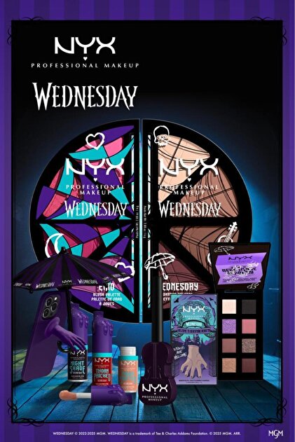 NYX Professional Makeup Wednesday Özel Koleksiyonu Renk Değiştiren