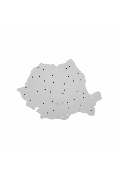 Sablon Harta Romaniei, din plastic, mic