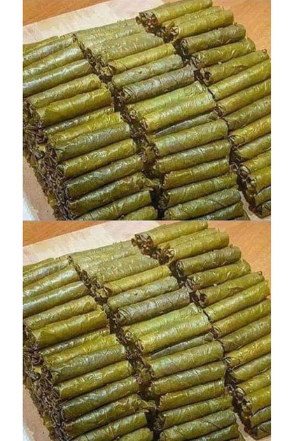 YAPRAK sarma özel zeytinyağlı 1kg. vakumlu pişmemiş (çiğ)