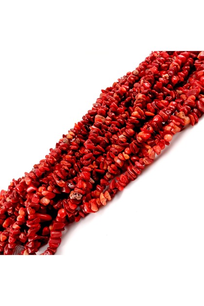 Red Coral Cracked Natural Stone