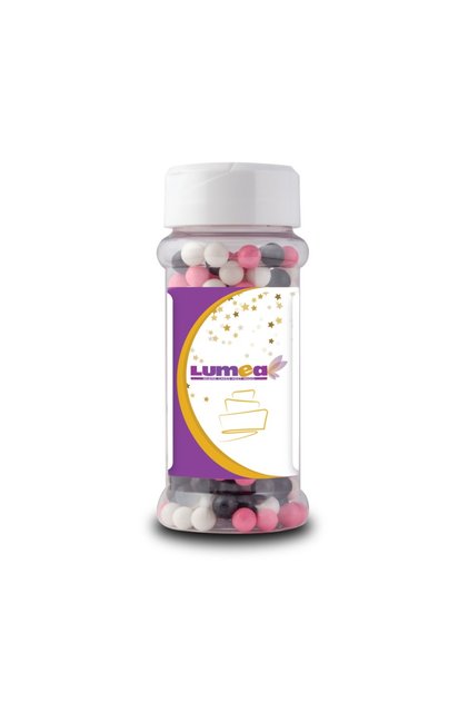 Perle din zahar mix Minnie 7mm, 80g -