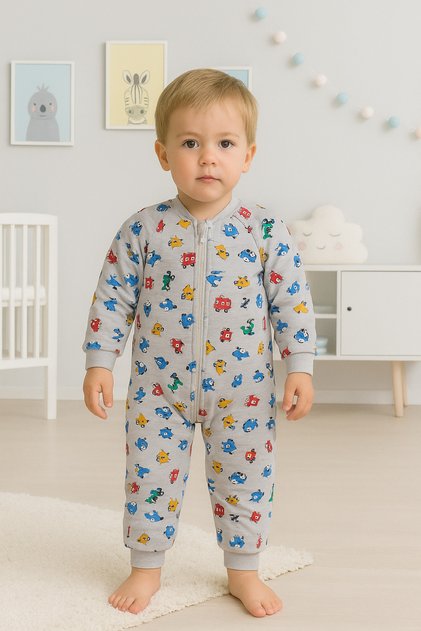 Özlem Bebe 1-16 Years Old Alphabet Patterned Intermediate Filler Children's Sleeping Bag