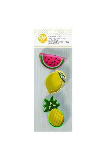 Set decupatoare Fructe, Pepene, Lamaie, Ananas - Wilton