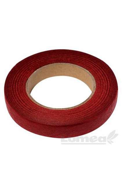 Banda flori culoare rosu, 27m -