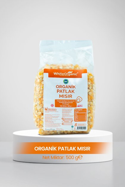 Organik Patlak Mısır 500 Gr