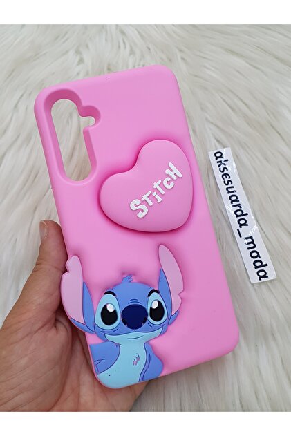 ZB Aksesuarda Moda Samsung Galaxy A16 Compatible Stitch Disney Lilo and Stitch Dough Silicone Luxury Case Cover with Pop Socket- Trendyol ZB Aksesuarda Moda Samsung Galaxy A16 Compatible Stitch Disney Lilo and Stitch Dough Silicone Luxury Case Cover with Pop Socket- Trendyol