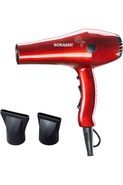 Hair Dryer with Cold Hot Wind, 2 Heat and Airflow Settings, With Cool Shot and AC Motor, Noz