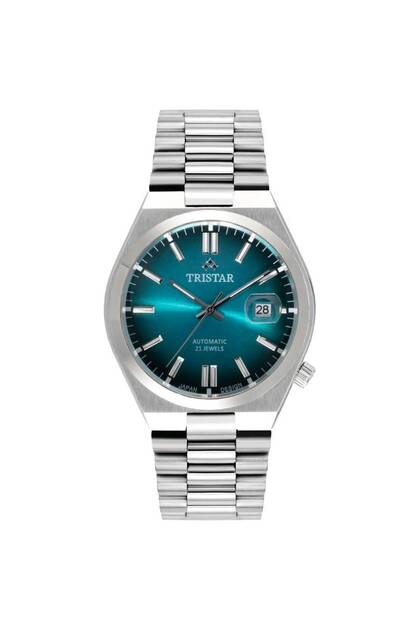 NJ Series Men's Automatic Watch Stainless Steel Bracelet Wrist Watch for Men