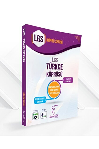 Karekök Yayınları 2025-2026 MÜFREDAT 8.SINIF LGS TÜRKÇE KÖPRÜSÜ