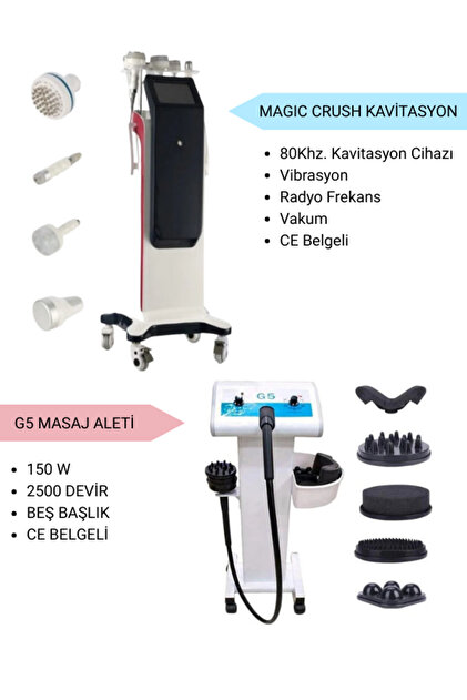 anka lazer G5 Masaj Aleti ve Magic Crush Kavitasyon - Fiyatı