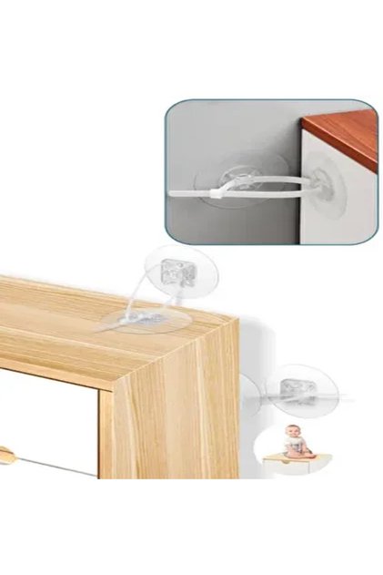 Adhesive Item Fixing Apparatus Earthquake Safety Child Protection Fixing Apparatus 1 Pair
