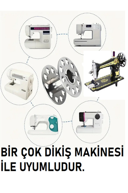 Swart Singer Zetina Ev tipi dikiş makine metal masura 10 Adet