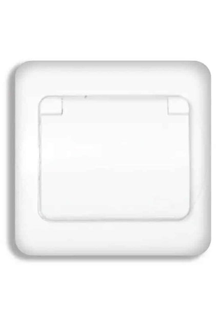 Priză simplă cu capac de protecție, practică / QC-4-122 QC-4-122