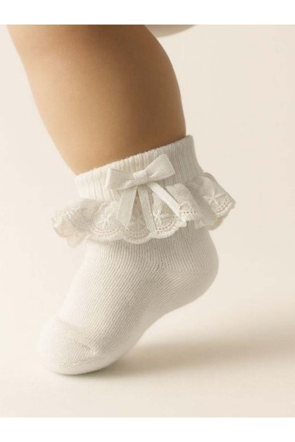 Baby Girl Cotton Lace Socks