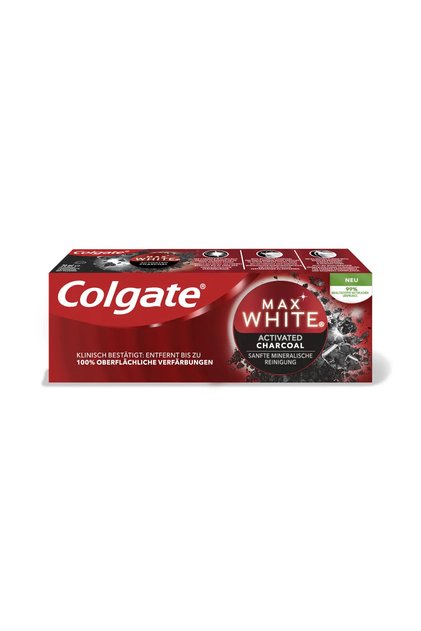Pasta de dinti Max White Charcoal, 20 ml