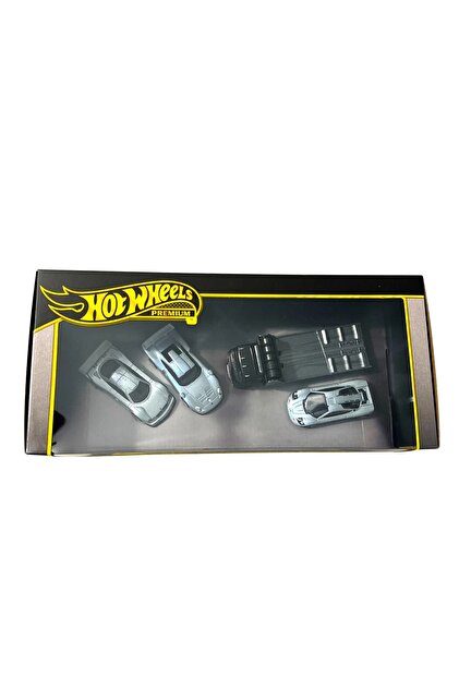 HOT WHEELS Premium Fleet Street Set – Porsche 911 GT1, Mercedes