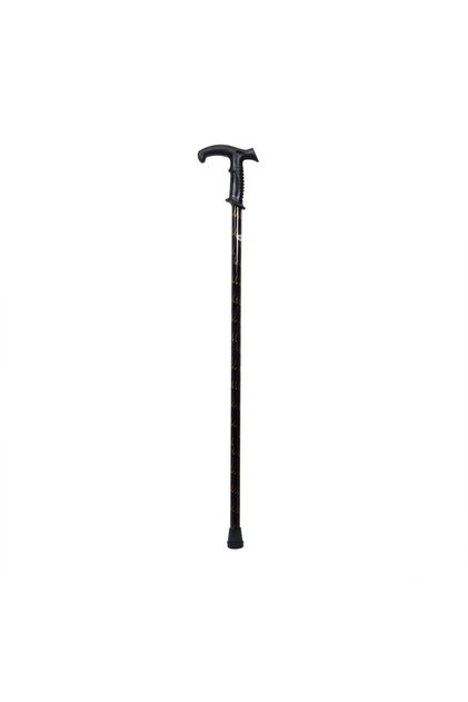 Baston de lemn cu mâner din plastic, H 89 cm, ZTS8051